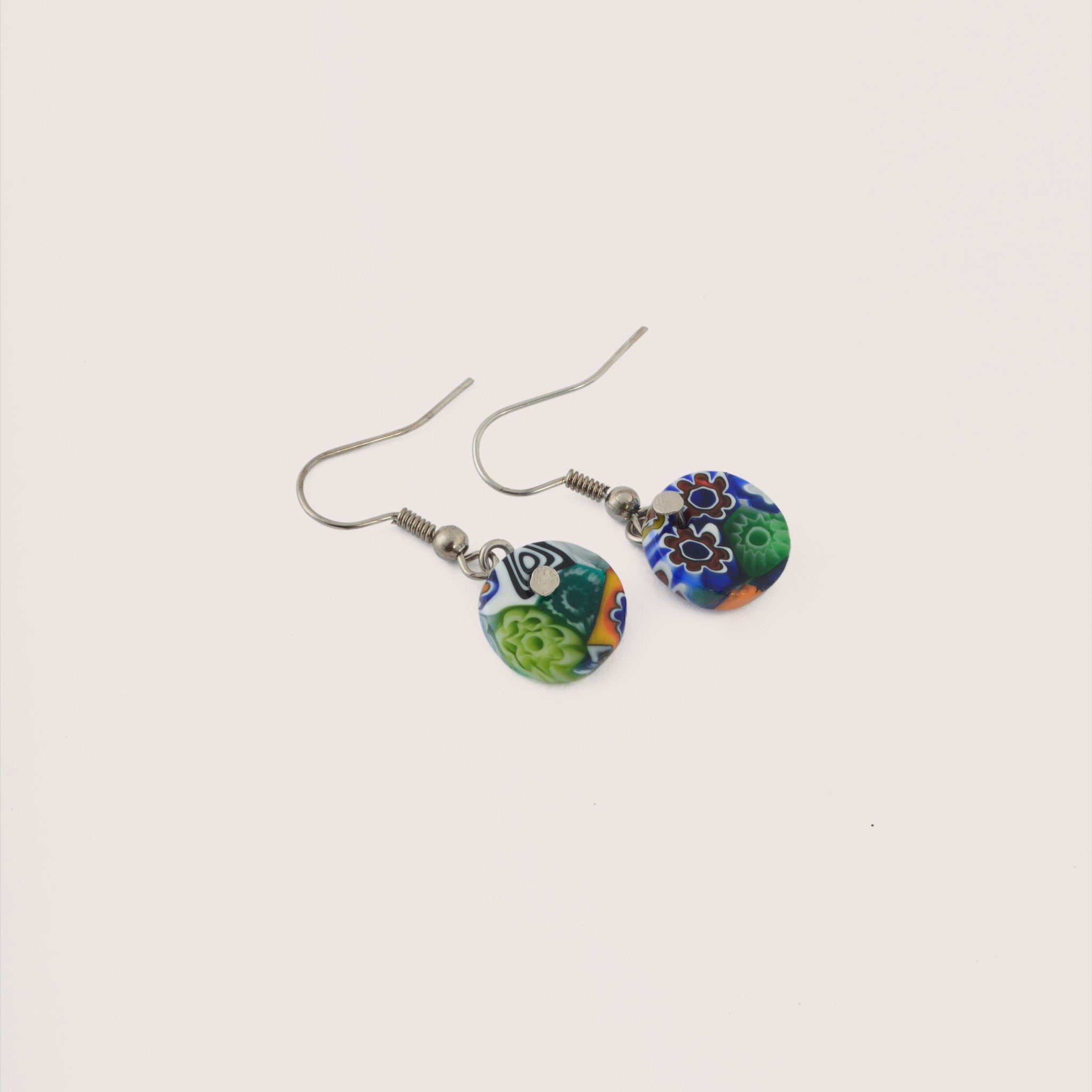 Murano Glass Pendant Earring Set, Italy