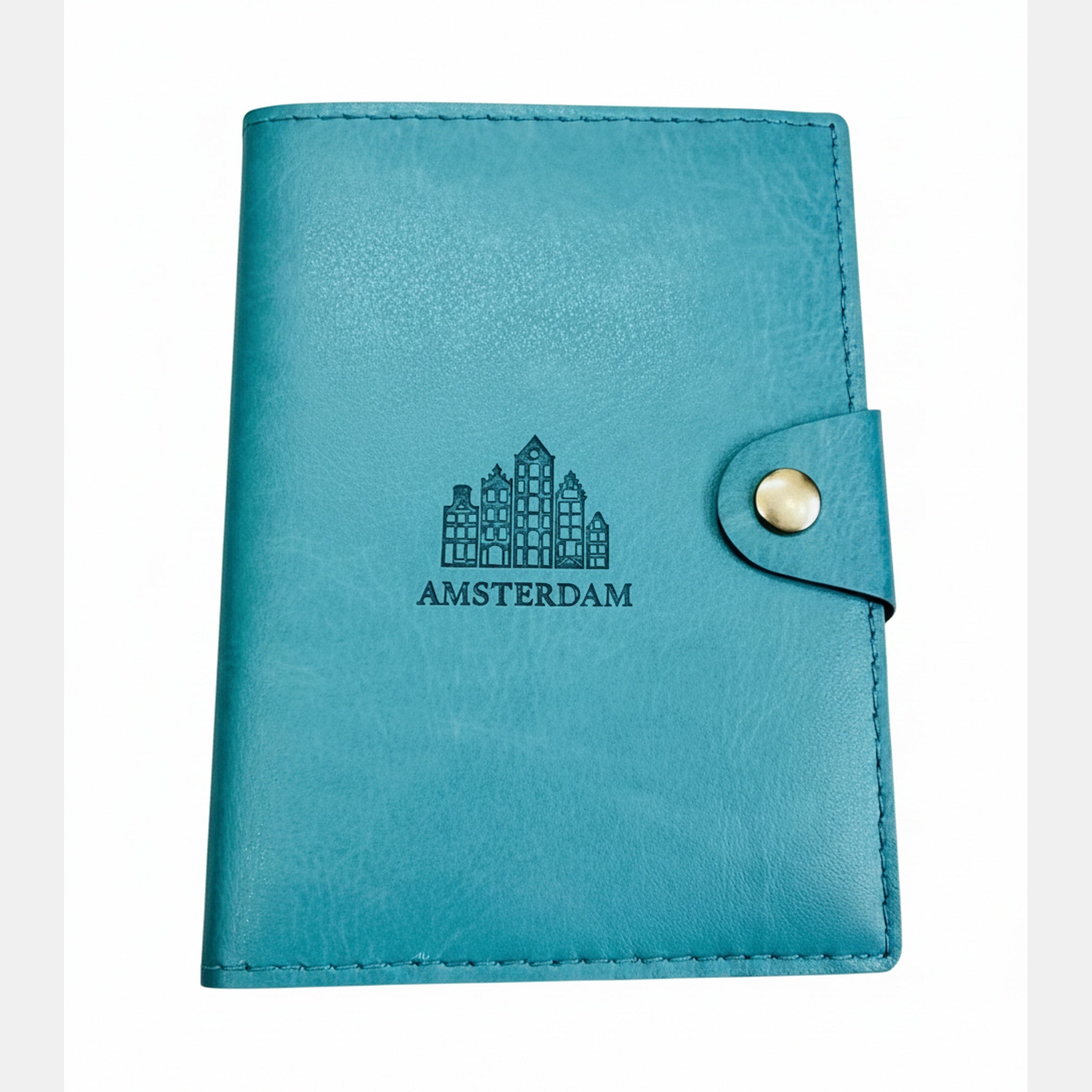 Vegan Leather Passport Holder - Amsterdam