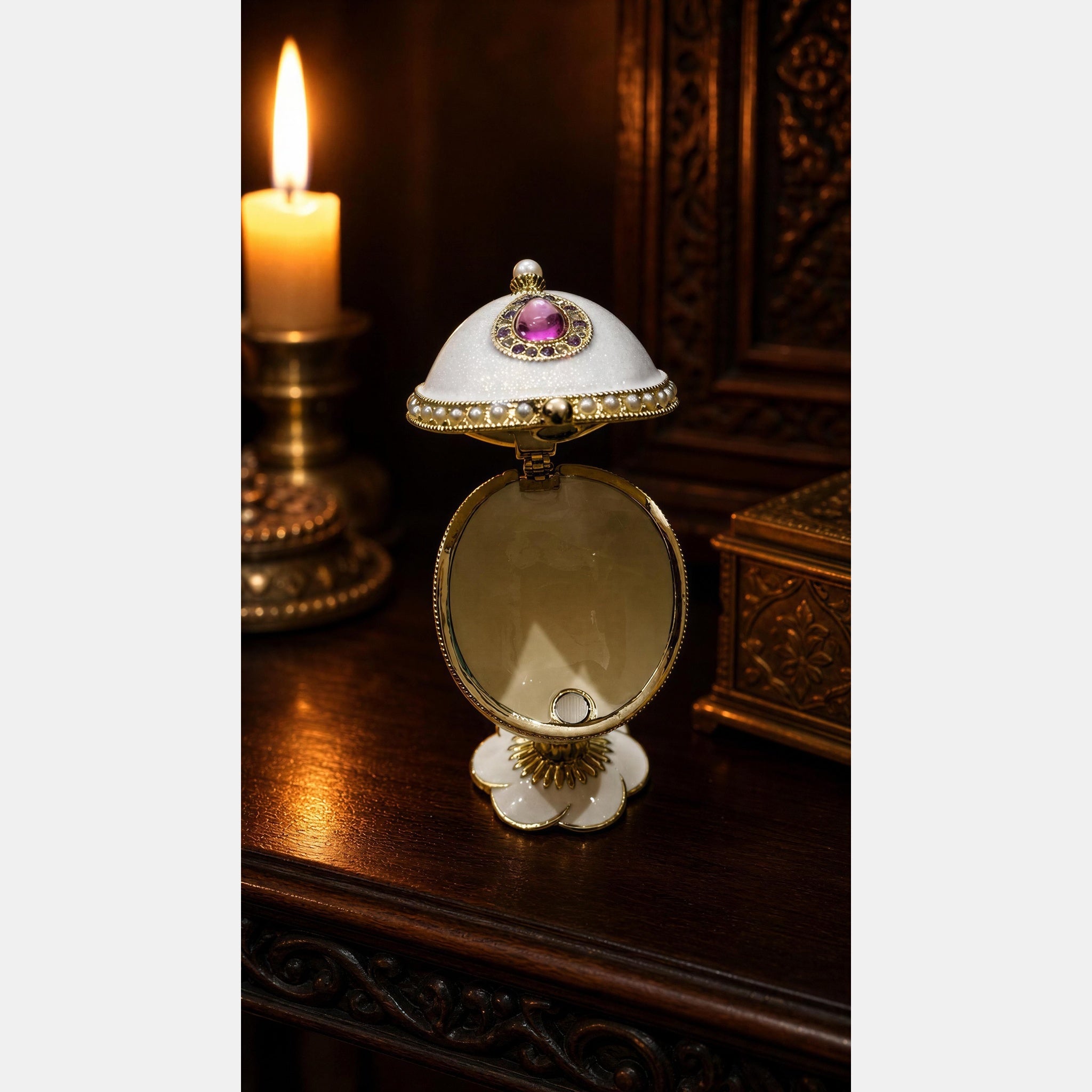 Coster Diamonds - Egg Shell Showpiece