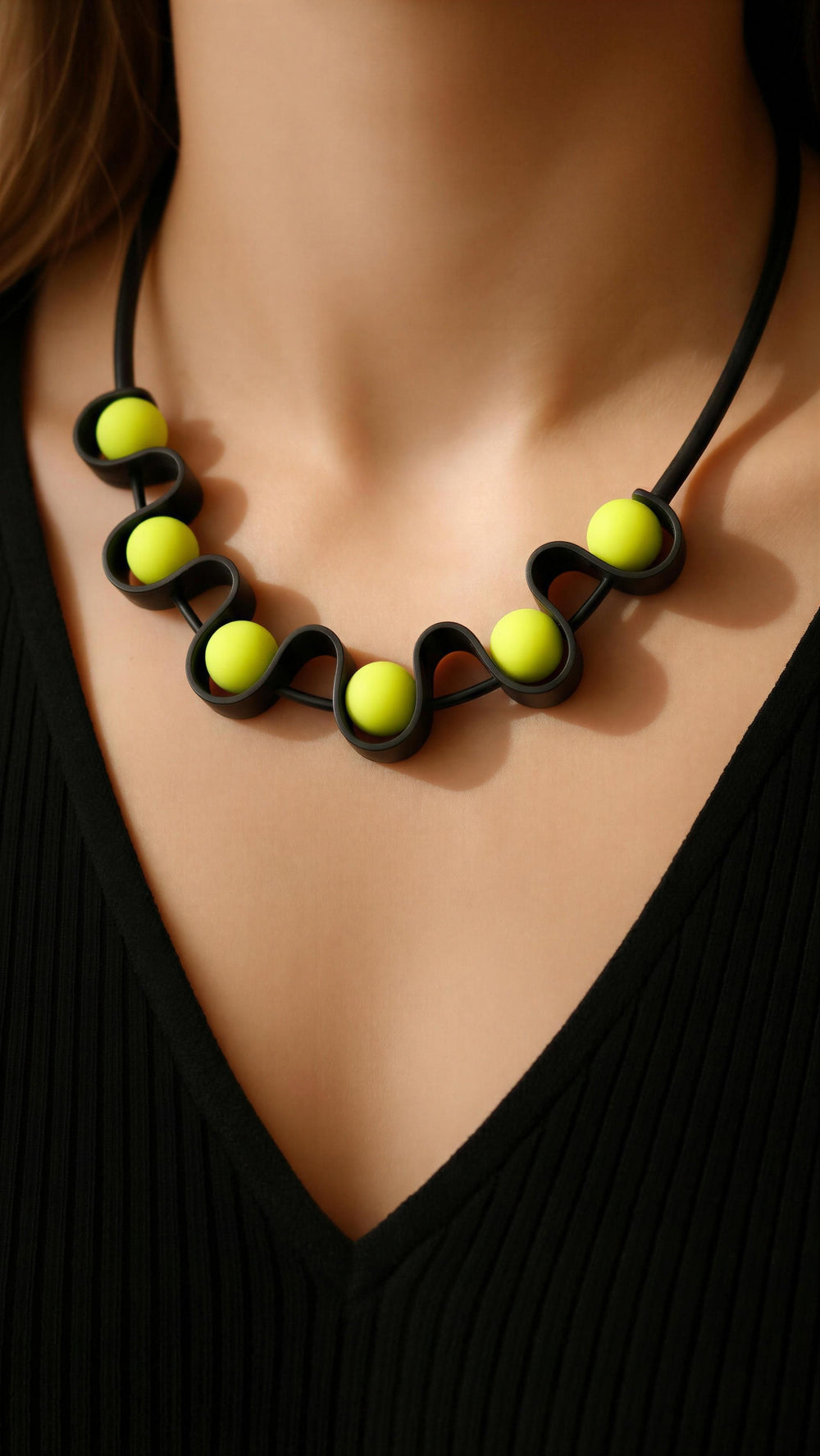 Murano Mesh Cut Turquoise Green Design Chain