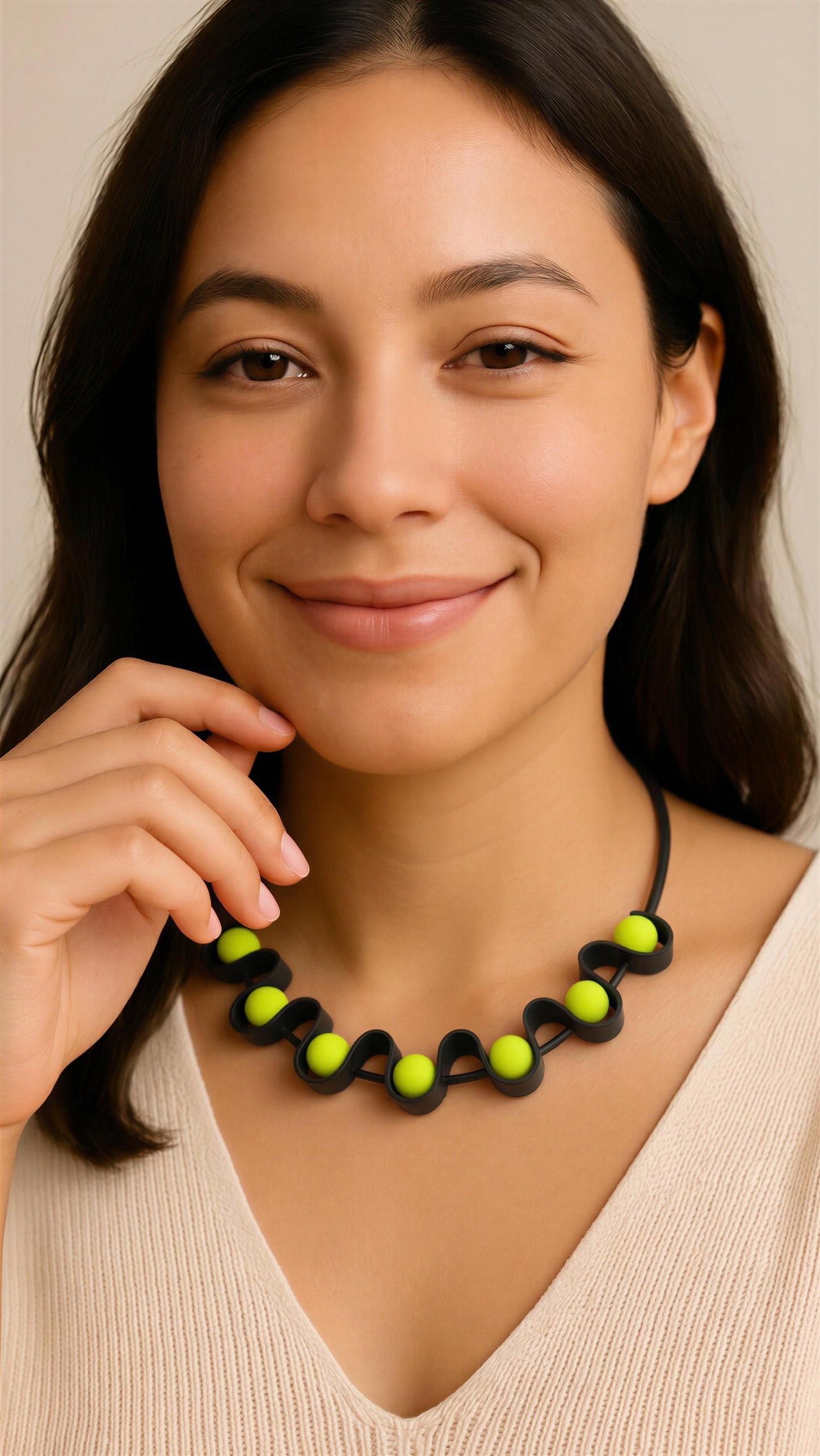 Murano Mesh Cut Turquoise Green Design Chain