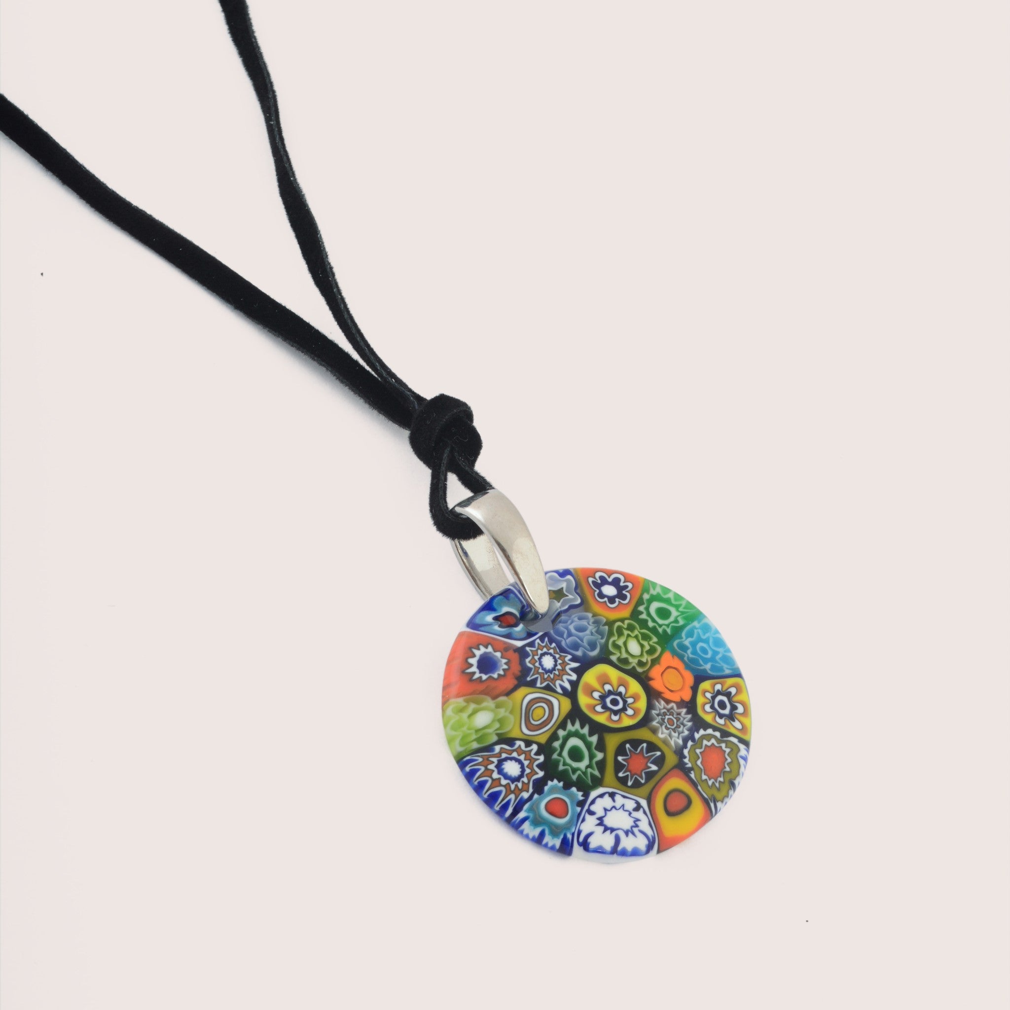 Murano Glass Pendant Earring Set, Italy