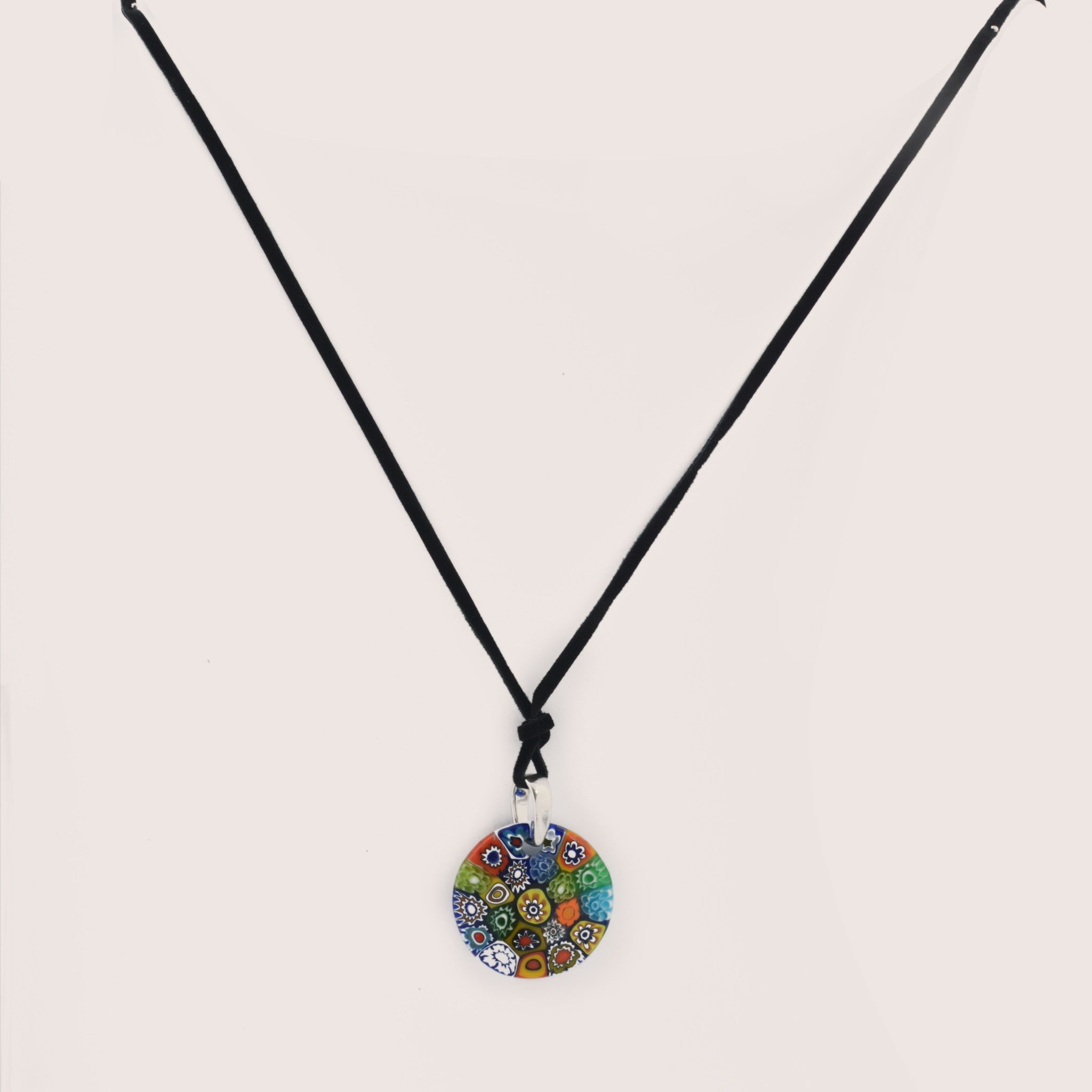 Murano Glass Pendant Earring Set, Italy