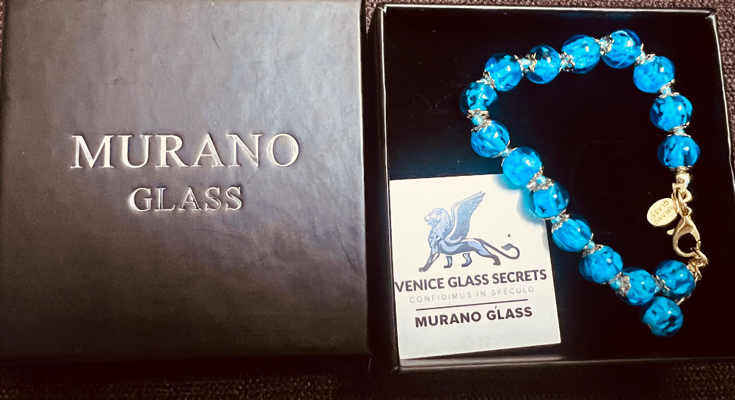 Murano Bracelets Sky Blue