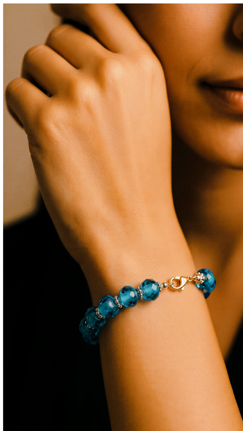 Murano Bracelets Sky Blue