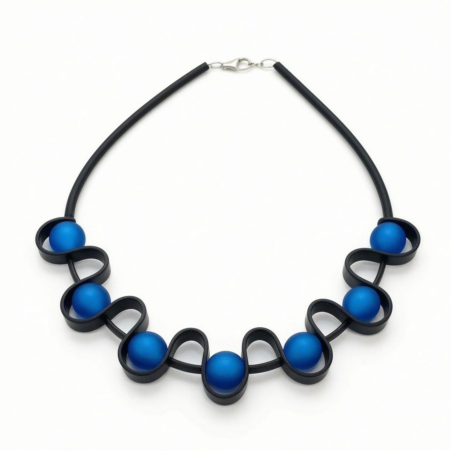Murano Mesh Cut Blue Design Chain