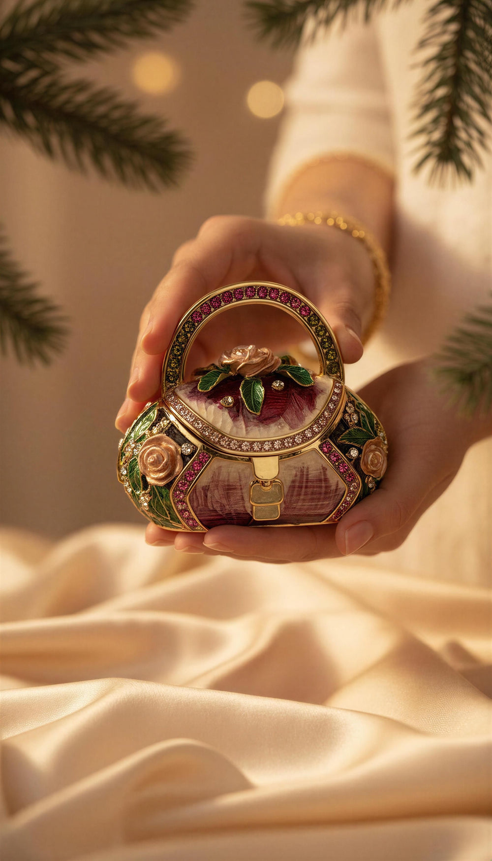 Red Flower Mini Handbag