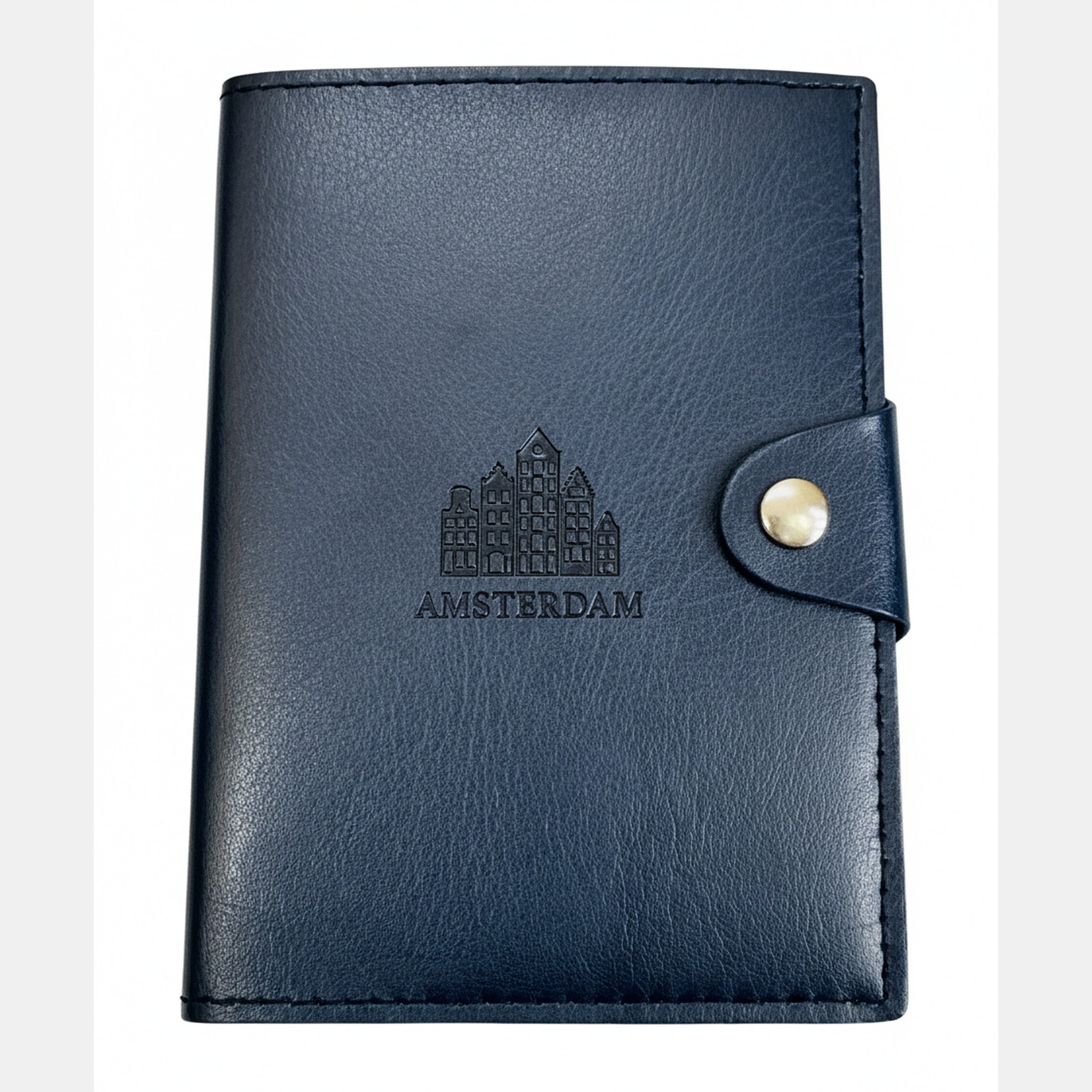 Vegan Leather Passport Holder - Amsterdam