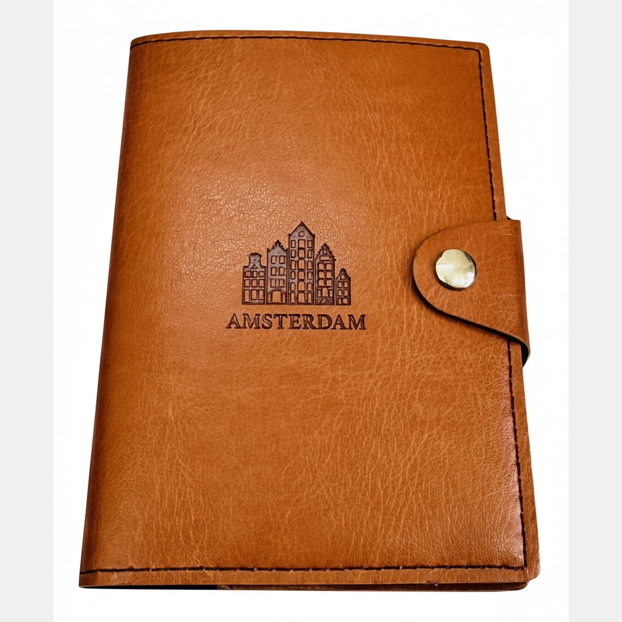 Vegan Leather Passport Holder - Amsterdam