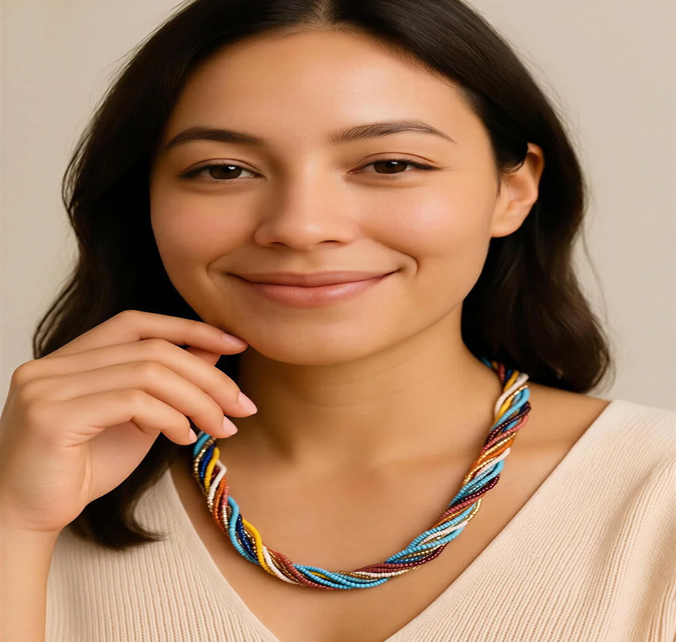 Murano Glass Bead Chains